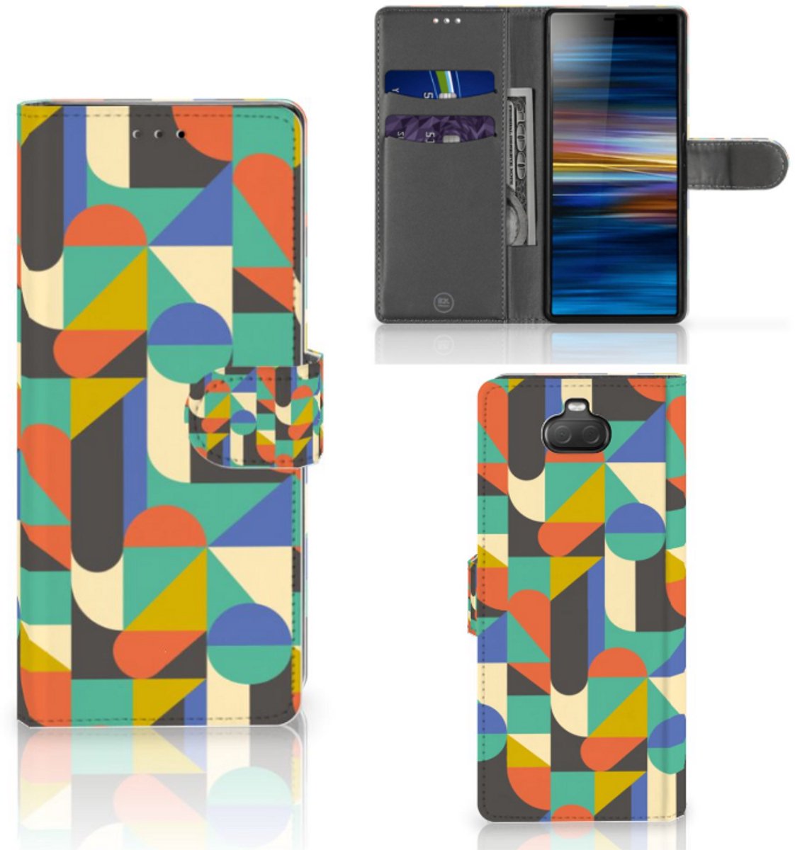 Sony Xperia 10 Telefoon Hoesje Funky Retro