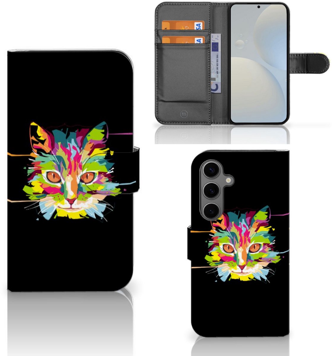 Samsung Galaxy S25 Leuk Hoesje Cat Color