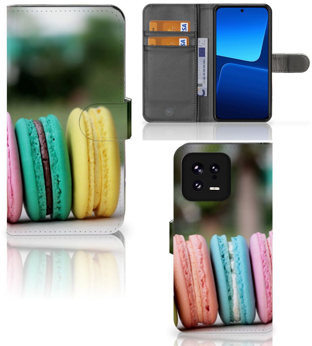 Boekhoesje voor Xiaomi 13 Book Cover Macarons
