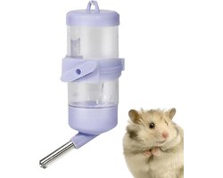 Hamster Waterfles - Knaagdier Drinkbak - Kooi Hydratatie - Lekvrij Dubbel Bal Systeem - 80 ml Capaciteit