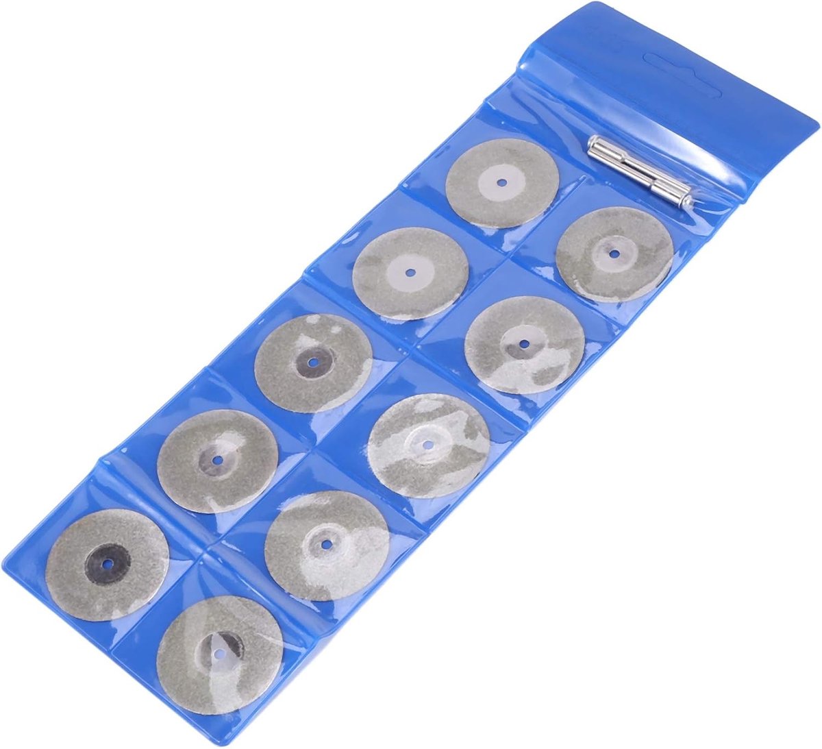 Doorslijpschijven Set - Metaal Slijpschijven - Precisie Werk - Hoge Kwaliteit Metaal - 35mm Diameter - Zilver