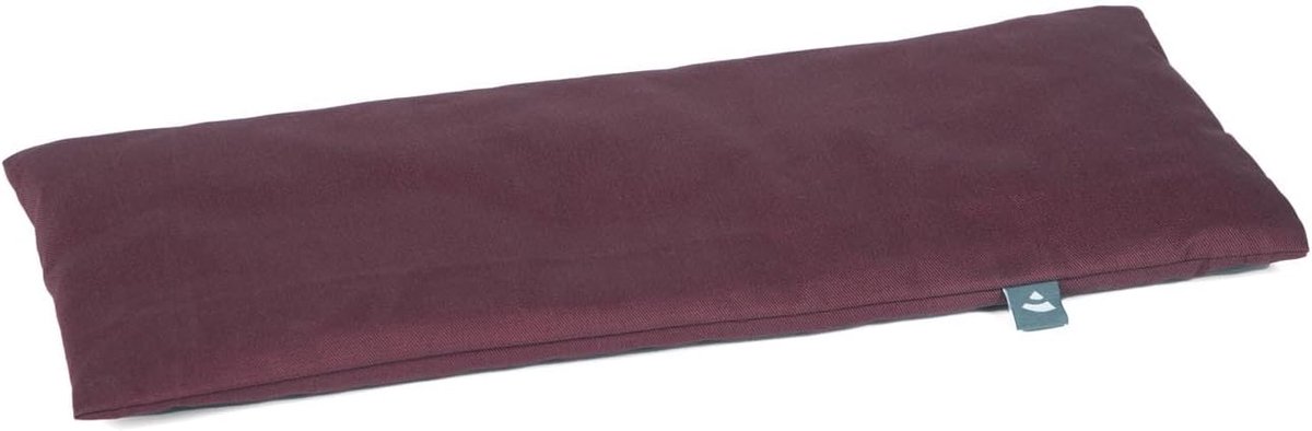 Meditatiekussen - Zitkussen Katoen - Comfortabel Zitten - Wasbare Overtrek - 46 x 18 cm - Aubergine
