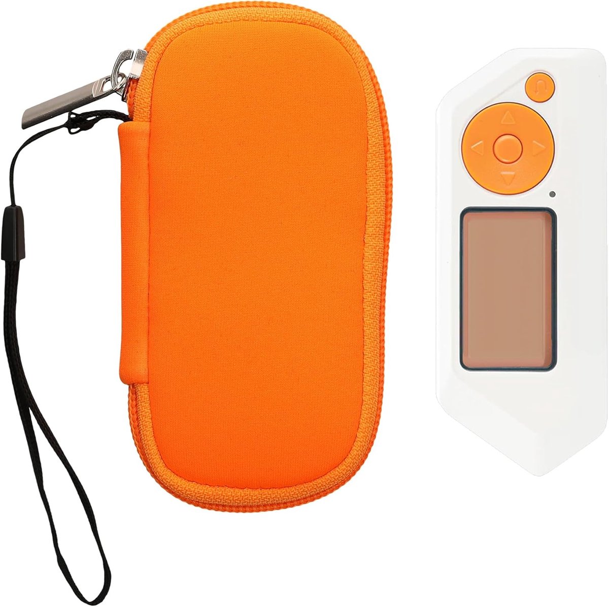 Beschermhoes Multitool - Neopreen Case - Apparaat Beschermen - Met Ritssluiting - 12 x 65 cm - Neon Oranje