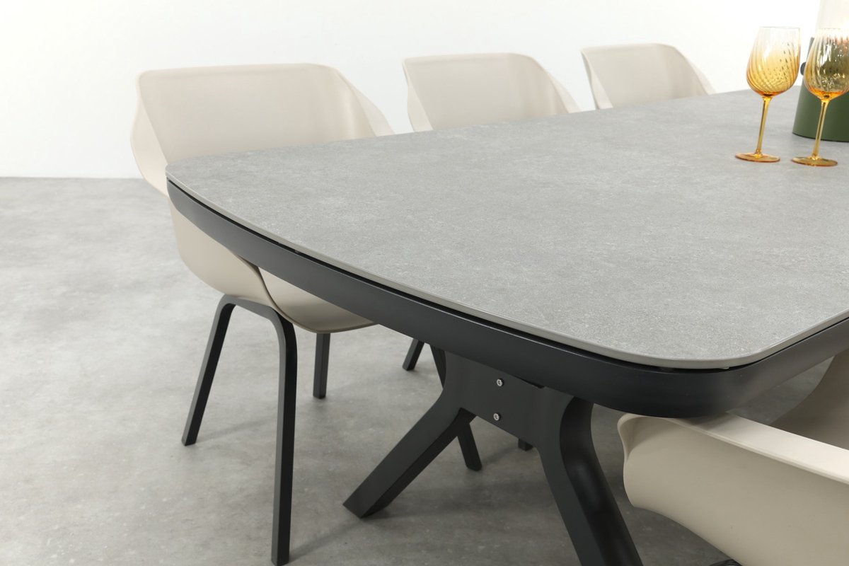 Hartman Sophie Element/Ponto tuinset voor 6 personen 220x100 cm. - Antraciet – foto 5
