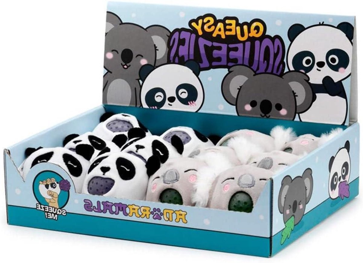 Mini Pluche Dier - Anti-stress Speelgoed - Kind Ontwikkeling - Zachte Knuffel - 7x10x6.5 cm - Meerkleurig