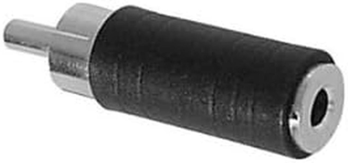 Jack naar Tulp Adapter - Audio Verbinding - Muziek Afspelen - Mono Audio - 2 Poorten - Zwart