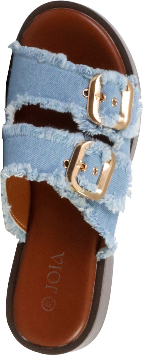 Sandalen met plateauzool om aan te trekken