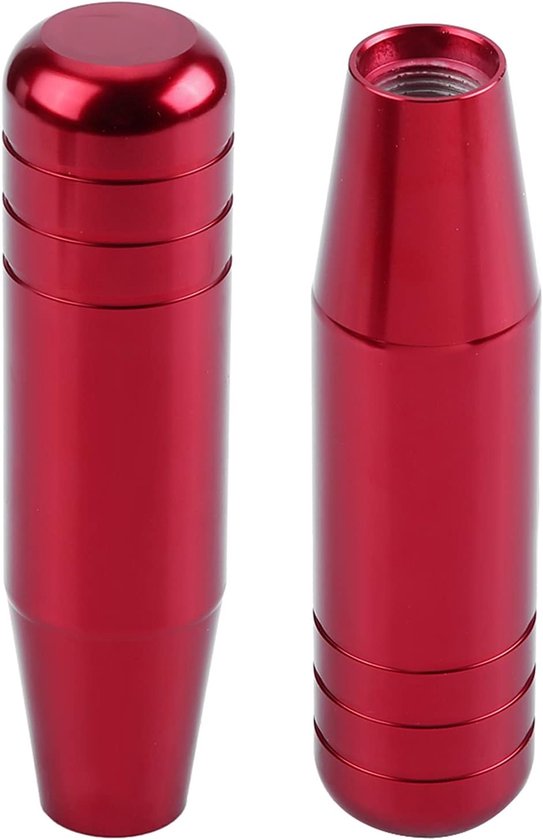 Schakelpookknop Auto - Versnellingspook Handvat - Auto Interieur Upgraden - Aluminium Legering Materiaal - 13 cm - Rood — afbeelding 4