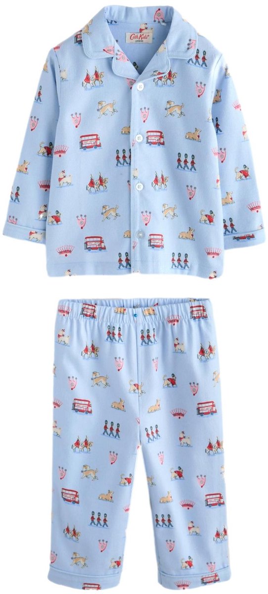 Next - Jongens - Pyjama's met enkele knoopsluiting - Blauw