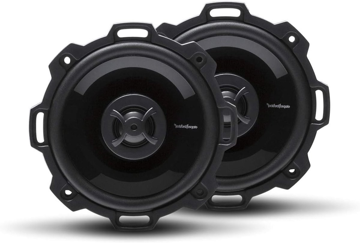 Autoluidsprekers - Coaxiale luidsprekers - Auto audio - Flexfit mandontwerp - 10 cm - Zwart