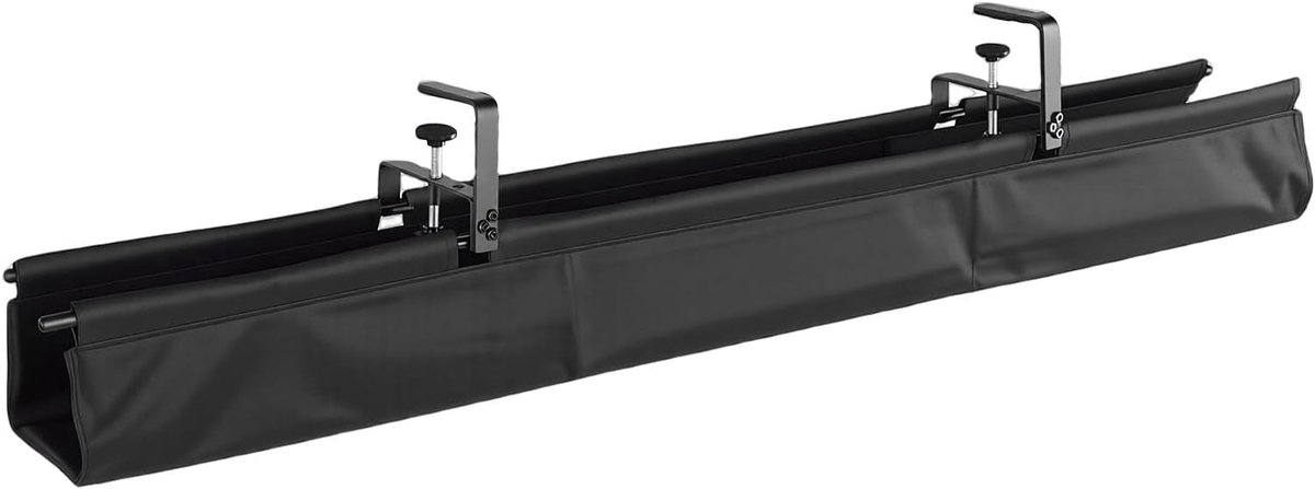 Kabelopbergrek - Onder Bureau - Kabelbeheer - Uitbreidbaar Ontwerp - 122 cm - Zwart