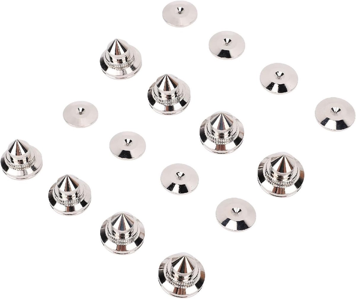 Luidspreker Isolatie Spikes - Trillingsdempers Voetjes - Geluid Verbeteren - Verstelbaar Koper - 8 Stuks - Koperkleurig