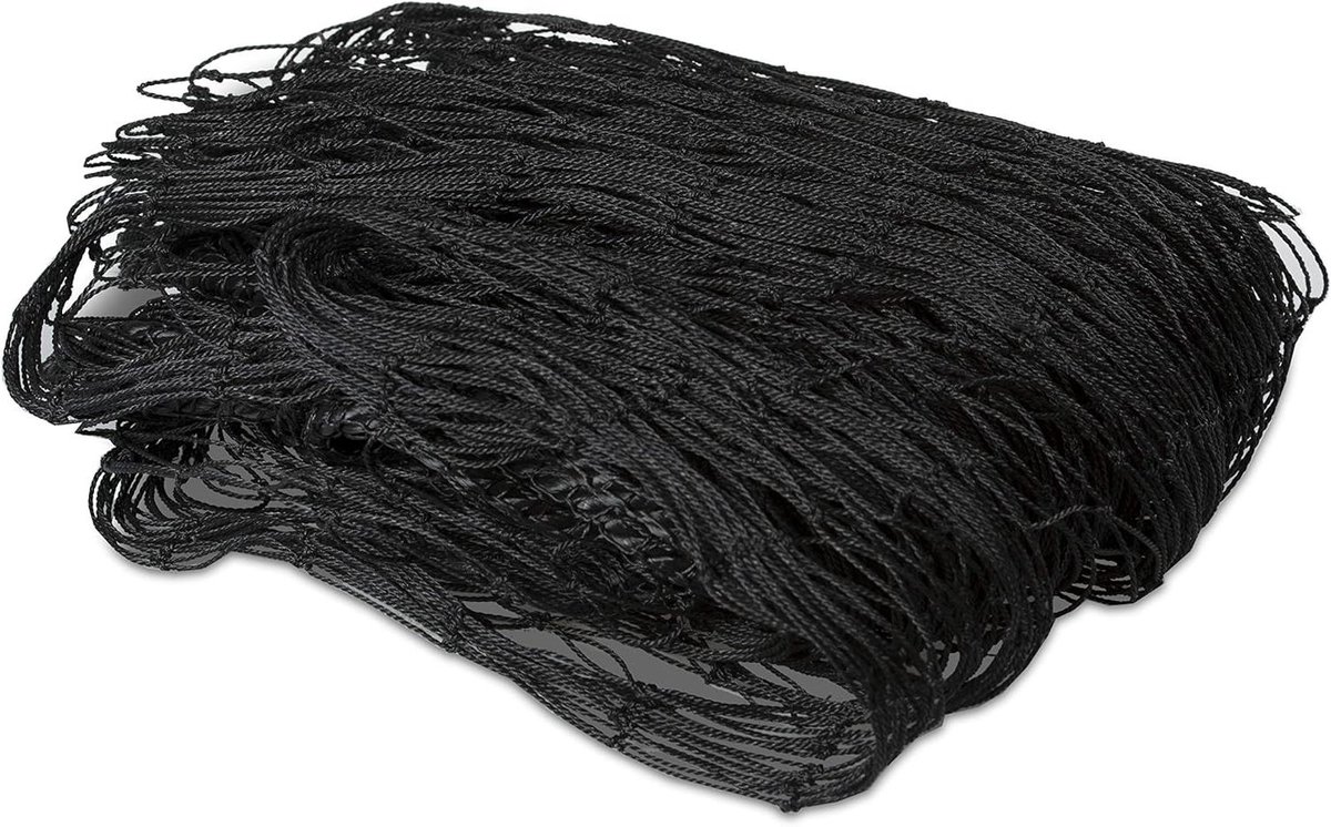 Windhager 06776 Kattenbeschermingsnet, kattennet voor balkon, terras en ramen, robuust HDPE-weefsel, 2,5 x 6 m, zwart