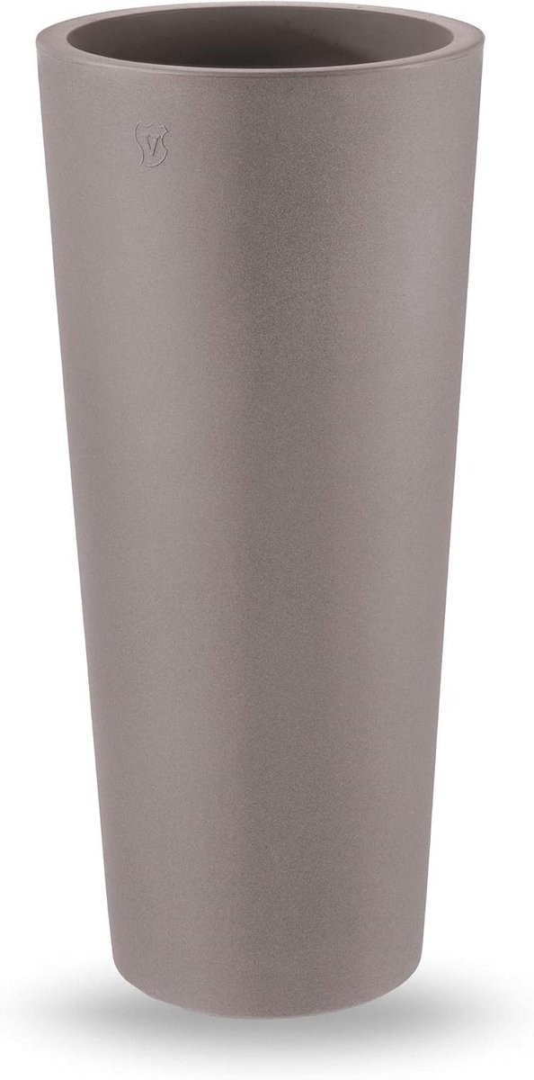 Cache pot rotondo in resina"Genesis" h. 85 cm.