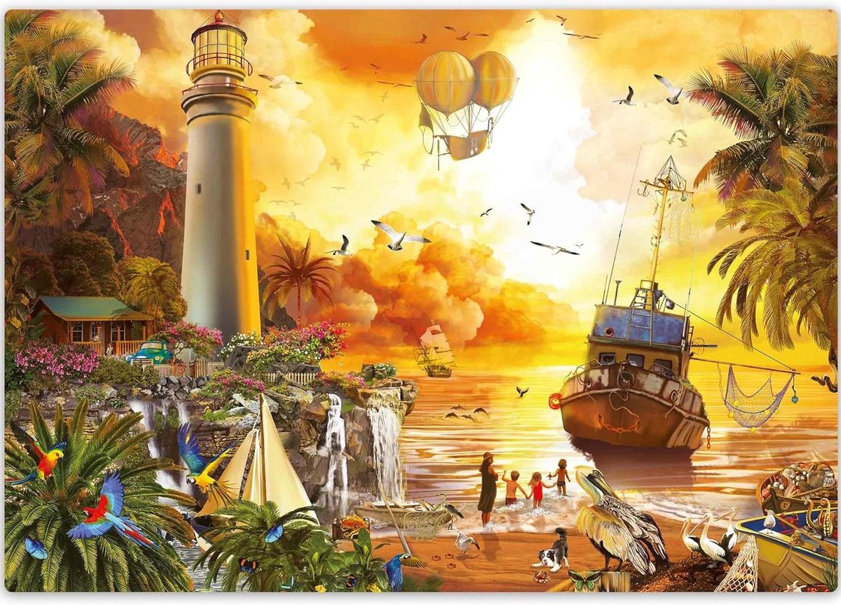 QUOKKA puzzle 1 x 500 pieces adult lighthouse