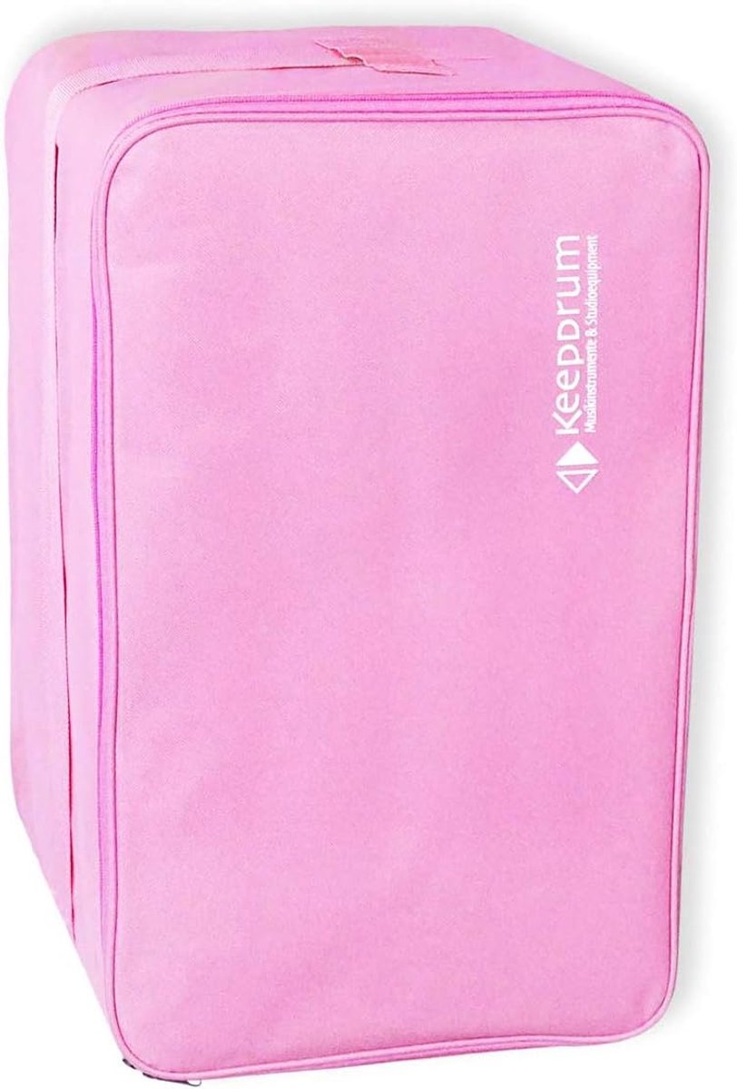 Cajon Tas - Percussie Tas - Instrument Bescherming - 5mm Dikke Voering - 31x32x52 cm - Roze