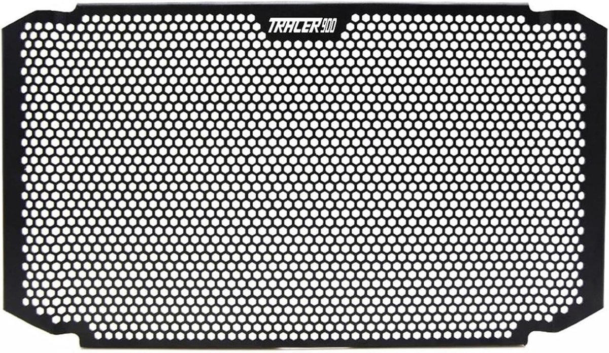Radiatorrooster Beschermer - Motor Grille Cover - Motor Bescherming - Zeshoekig Gatenontwerp - Aluminium Roestvrij Staal - Met Logo