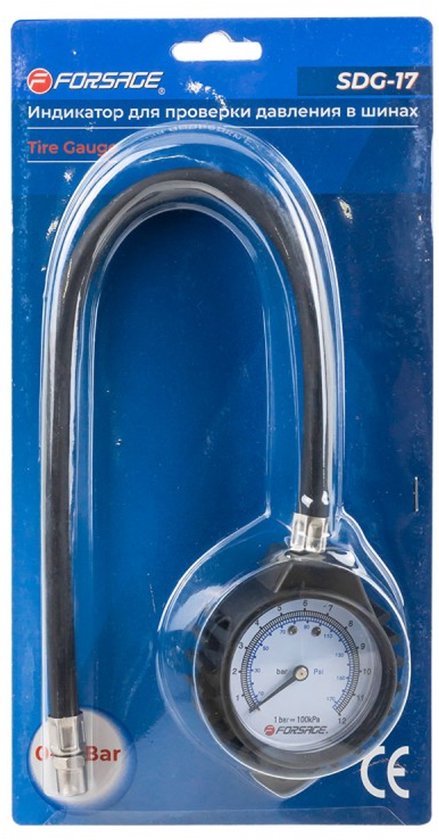 Foto: Forsage banden manometer 0 12 bar drukindicator