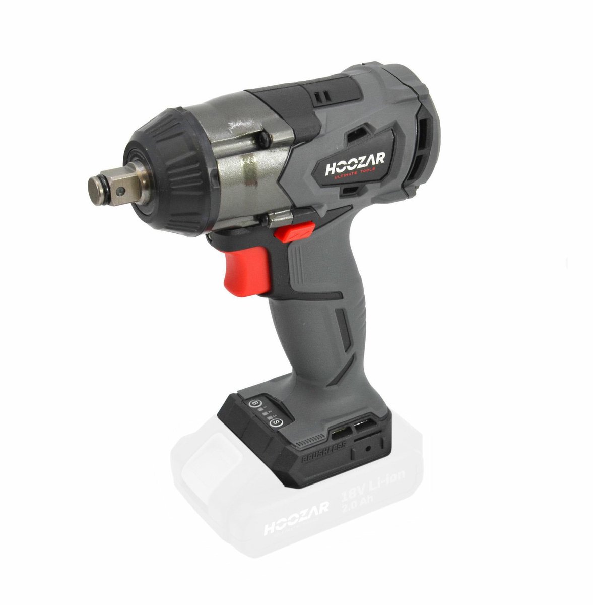 Hoozar IW10BL - Slagmoersleutel - 18V - 350Nm - Borstelloze Motor