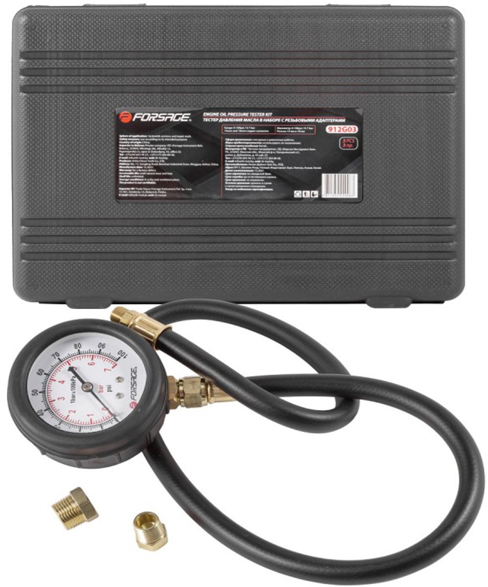 Forsage - Olietester - Diesel en Benzine - 3-delig - Met Adapter