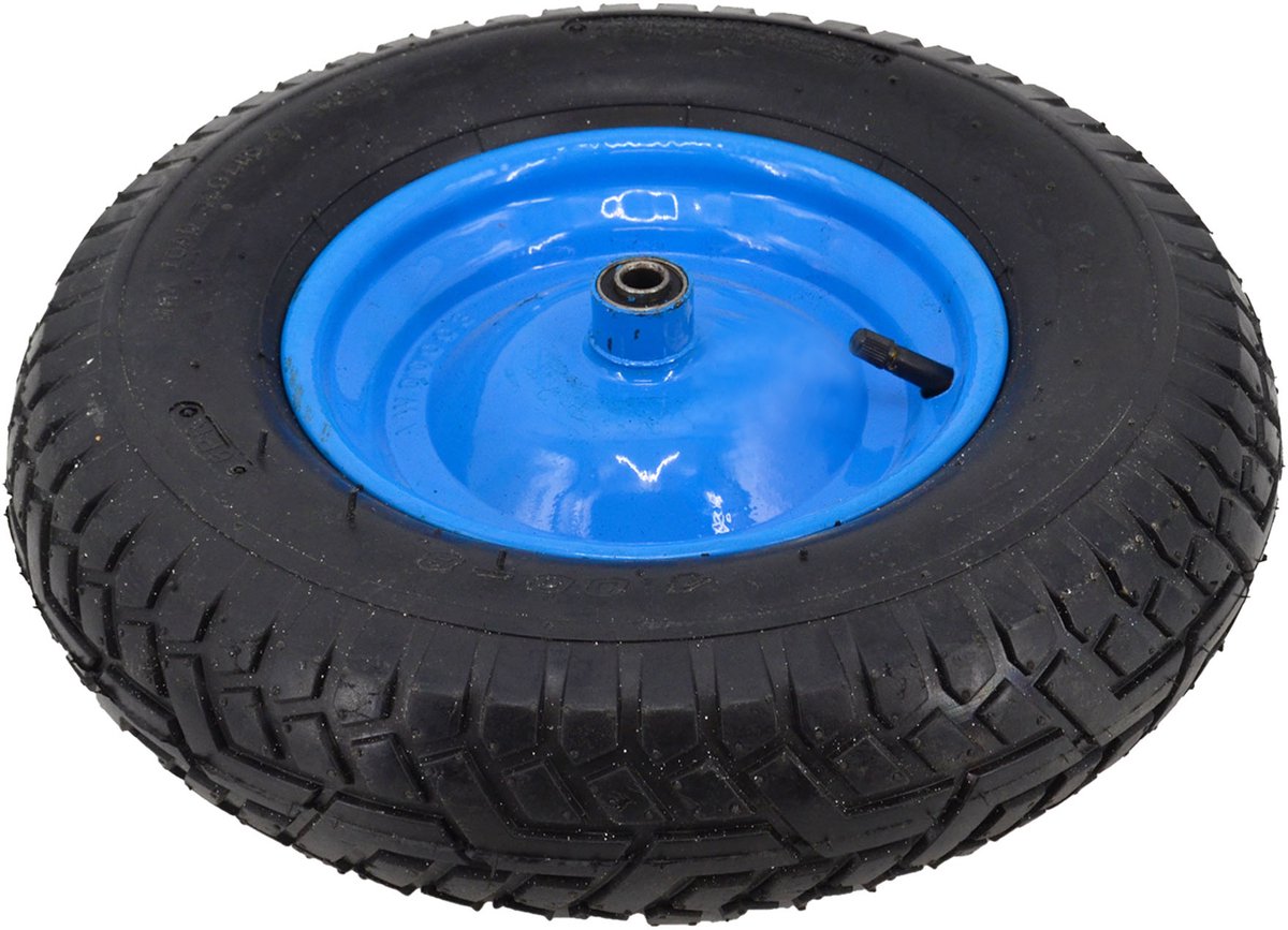 Awtools AW00003 - Luchtband voor Kruiwagen - 400mm - Metalen Velg - 6 Lagen