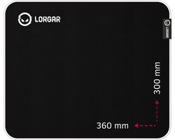 Lorgar Legacer 753 - Gaming Muismat - Snelheid - Antislip - Waterdicht