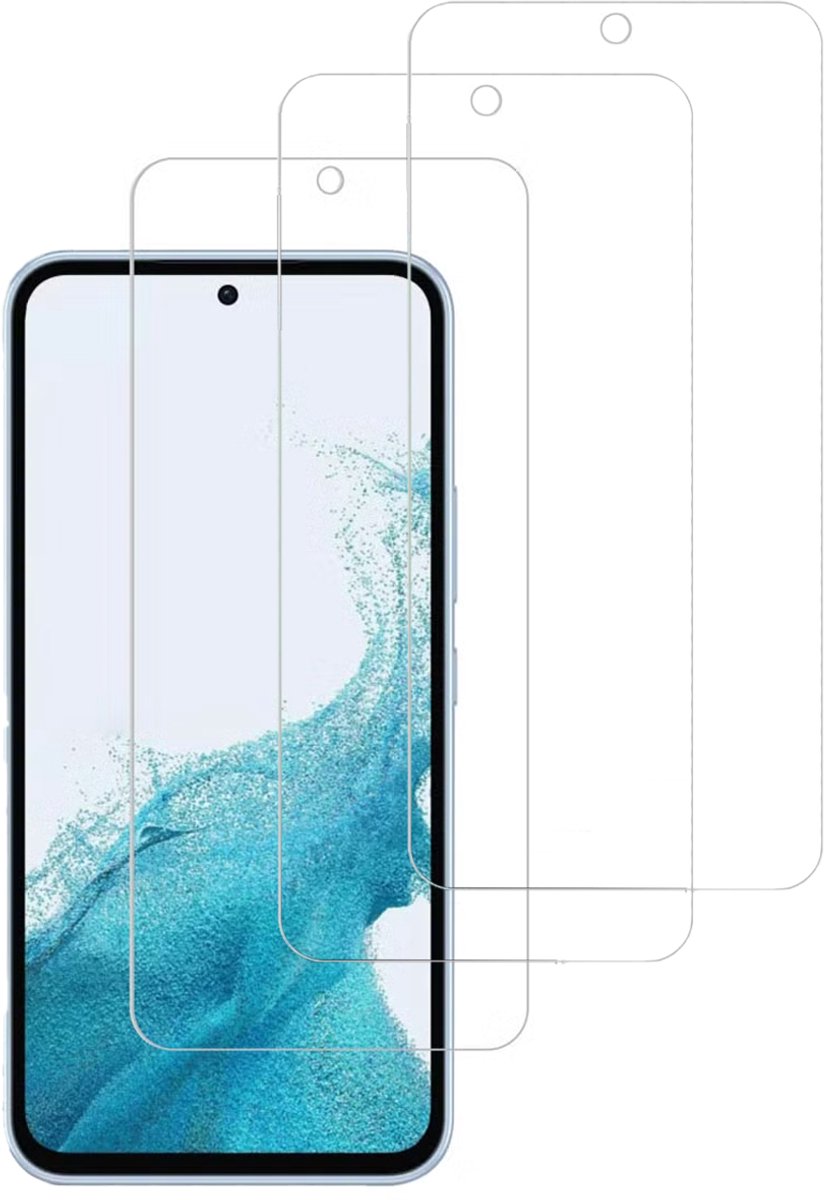 imoshion Bundel Screenprotector Gehard Glas 3 pack - Geschikt voor Samsung Galaxy A54 (5G)