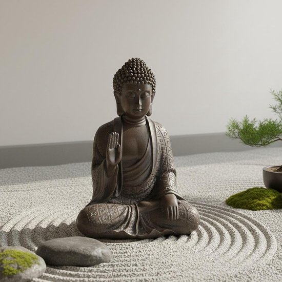 Zen Boeddhabeeld voor Meditatie en Huisdecoratie — afbeelding 5