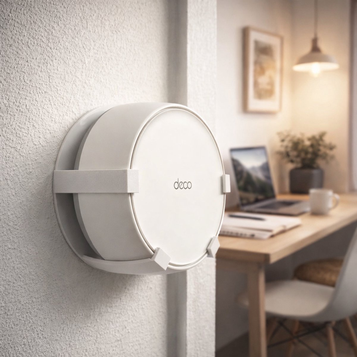 TP-Link Deco BE25 Wandhouder – Wifi Router Muurbeugel Mesh Systeem – Wall Mount Access Point Houder – Ruimtebesparende Router Houder voor Deco BE25 – foto 4