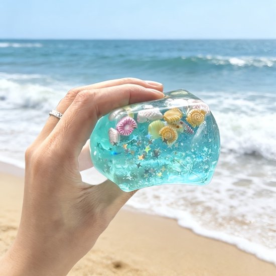 Cube Anti-Stress En Forme De Coquillage – Retour Lent – Doux Comme Du Maltose – Soulage L'Anxiété – Portable – Pour Adultes Et Enfants