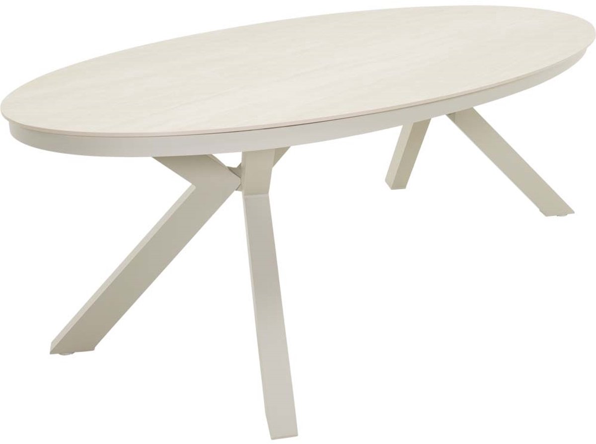 Lesli Living - Tuintafel Davos - Beige - 220x120cm