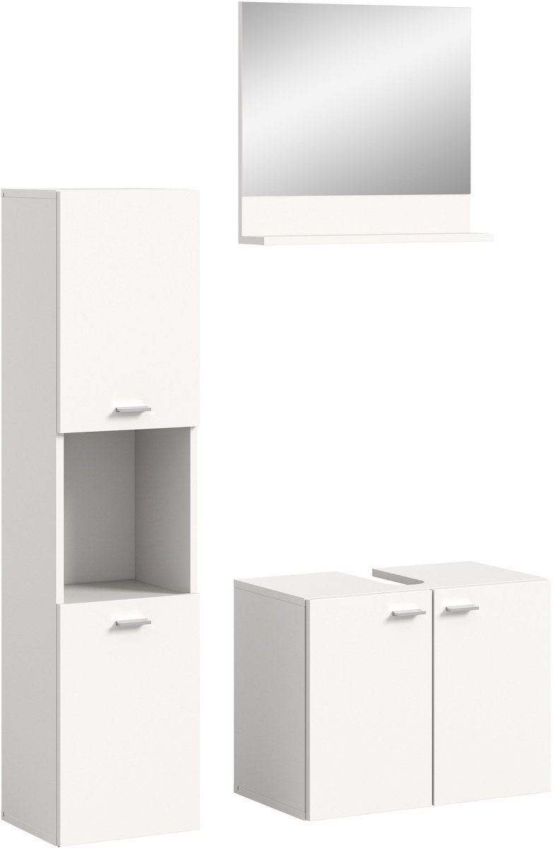 xonox.home Badkamermeubel Boston/Tampa wit imitatie 102x186x33 cm
