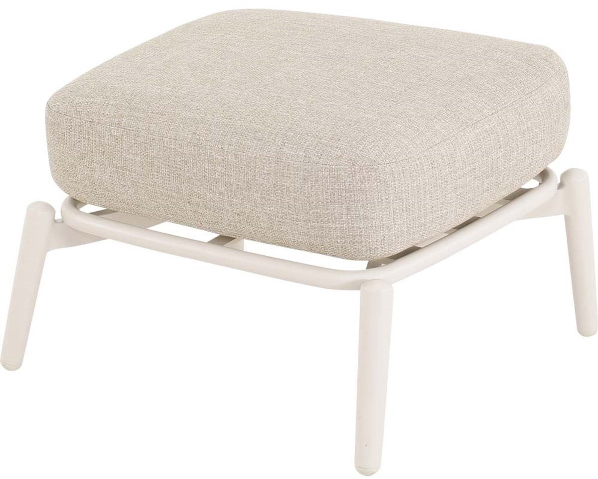 Lesli Living - Voetenbank Marseille - Beige - 64x56x40,5cm