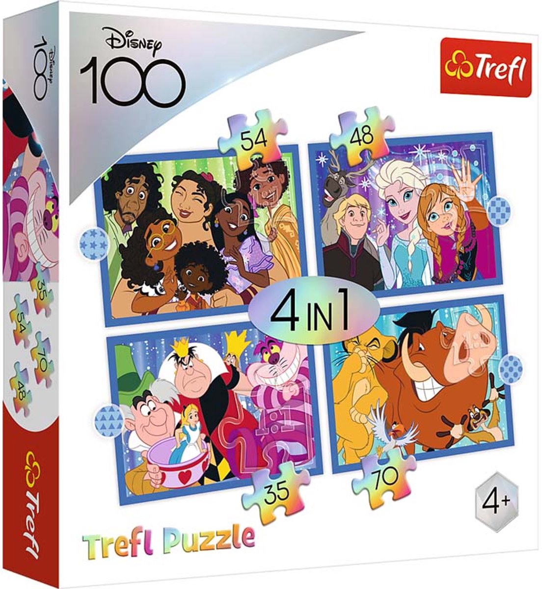Disney 4-in-1 Puzzel