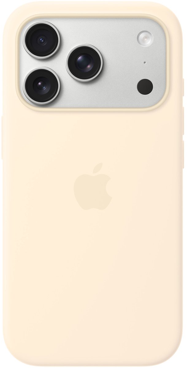 Apple Siliconenhoesje met MagSafe voor de Apple iPhone 17 Pro Max - Vanilla