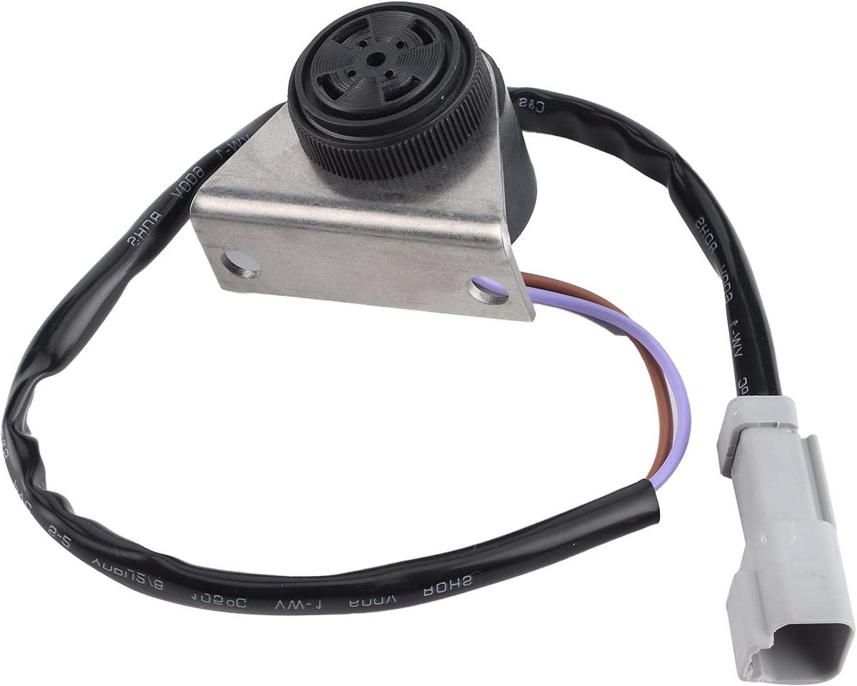 Waarschuwing Hoorn Buzzer - Alarm Beeper Geluid - Maritieme Waarschuwing - Eenvoudige Installatie Gesp - 400 mm Kabellengte - Zwart
