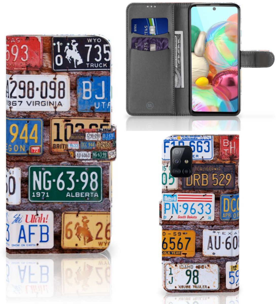 Samsung Galaxy A71 Telefoonhoesje met foto Kentekenplaten