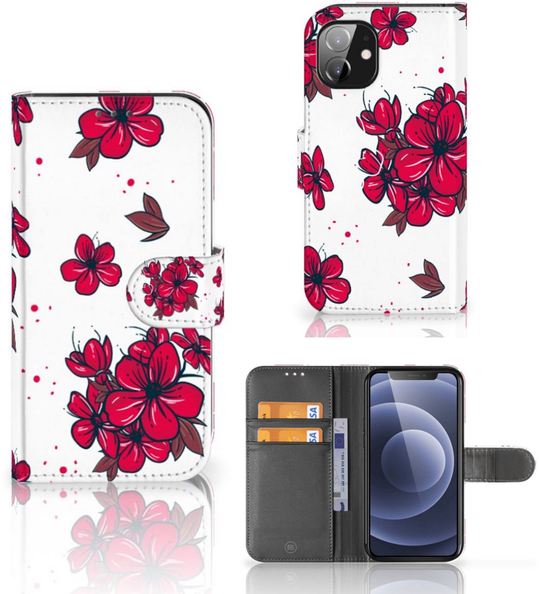 Apple iPhone 12 Mini Hoesje Blossom Red