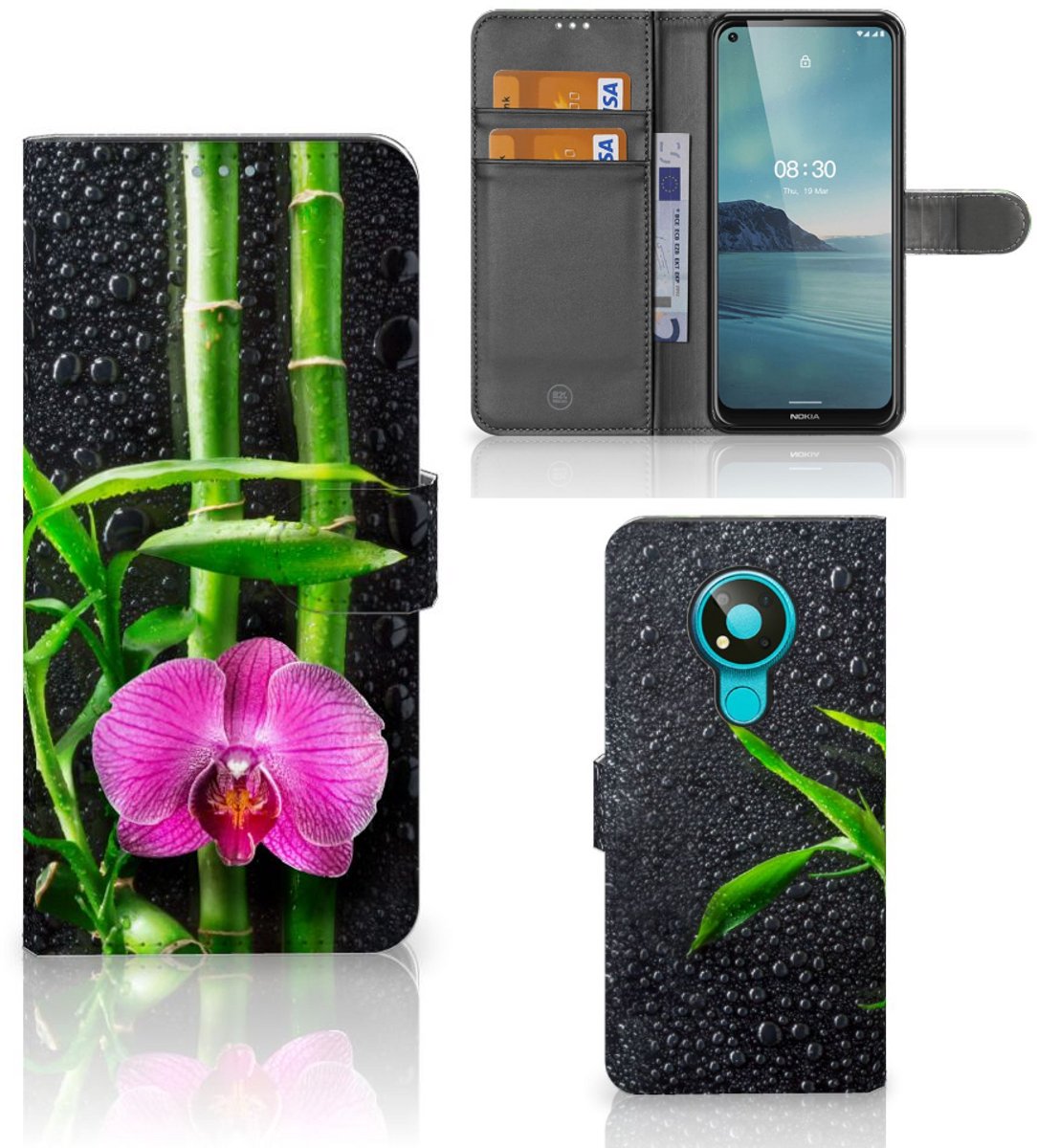 Nokia 3.4 Hoesje Orchidee