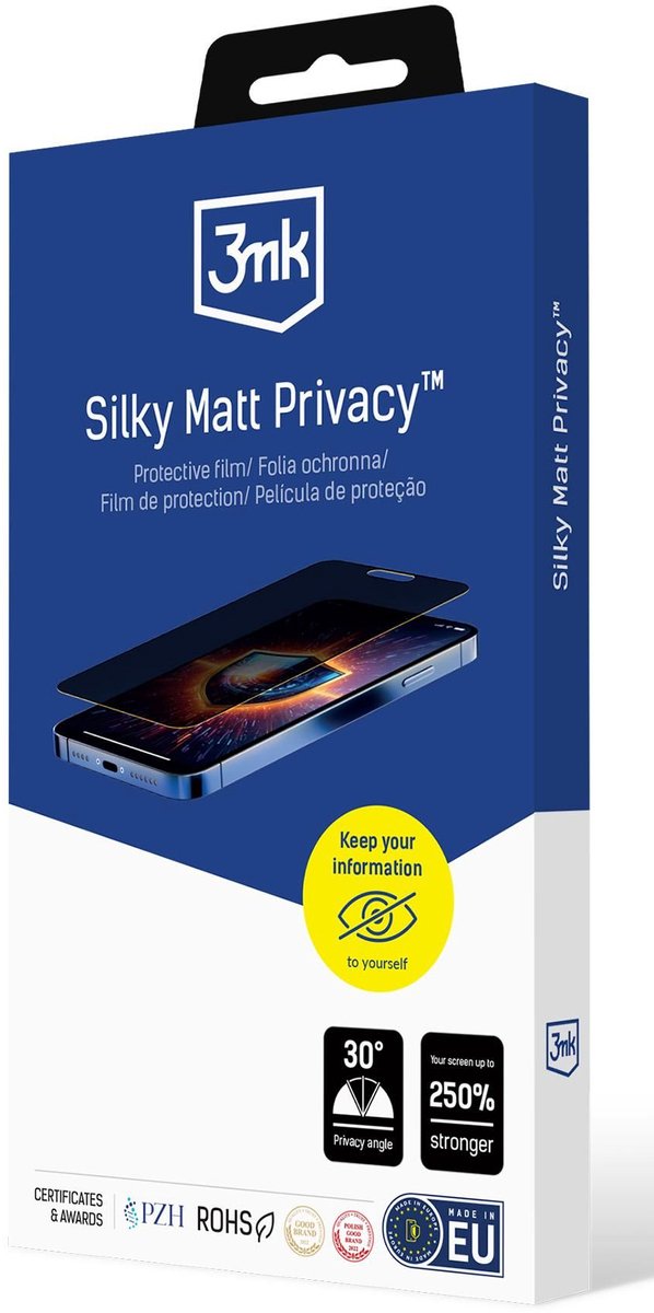 Samsung Galaxy S25+ - 3mk Zijdezachte Mat Privacy