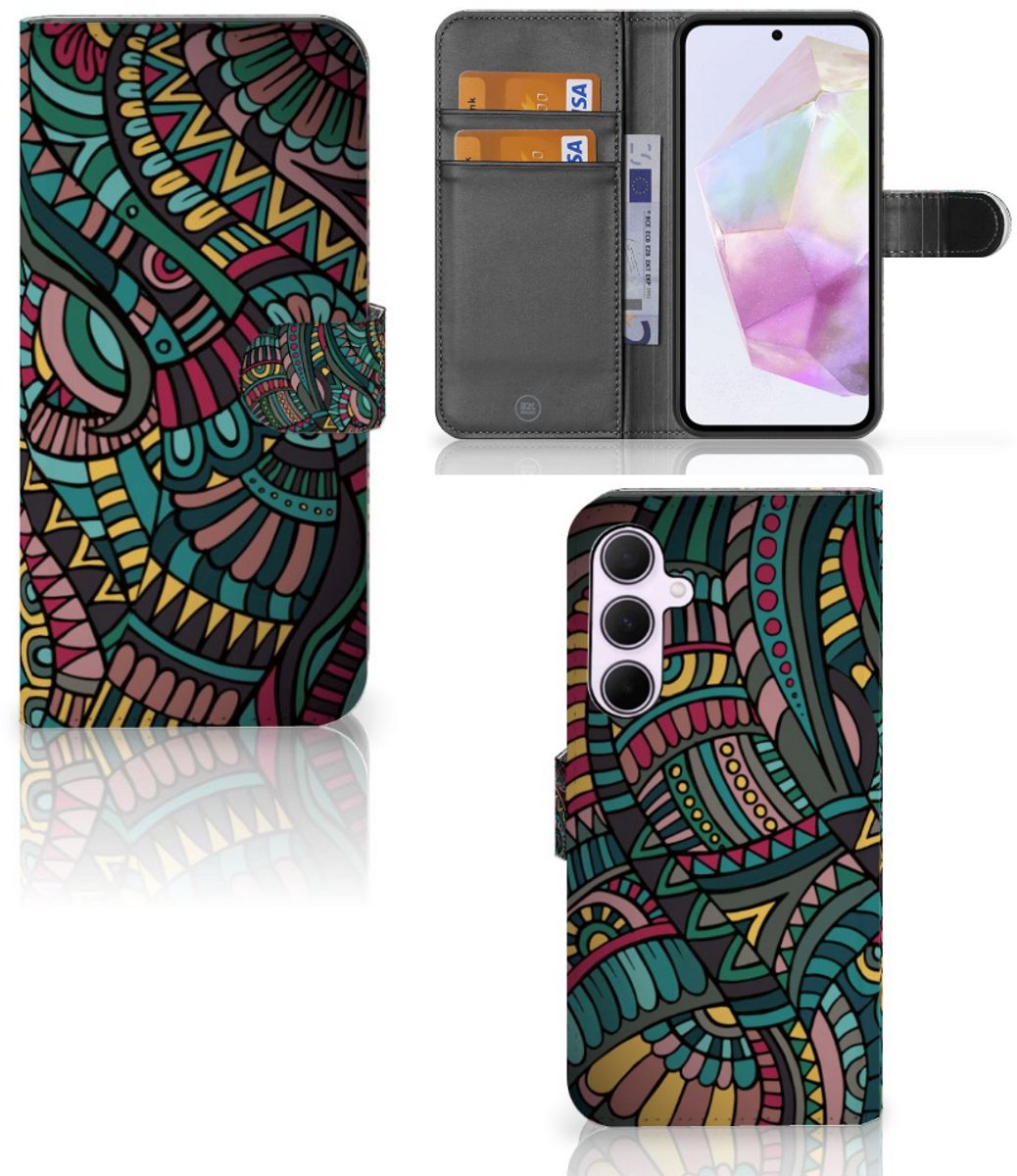 Samsung Galaxy A35 Telefoon Hoesje Aztec
