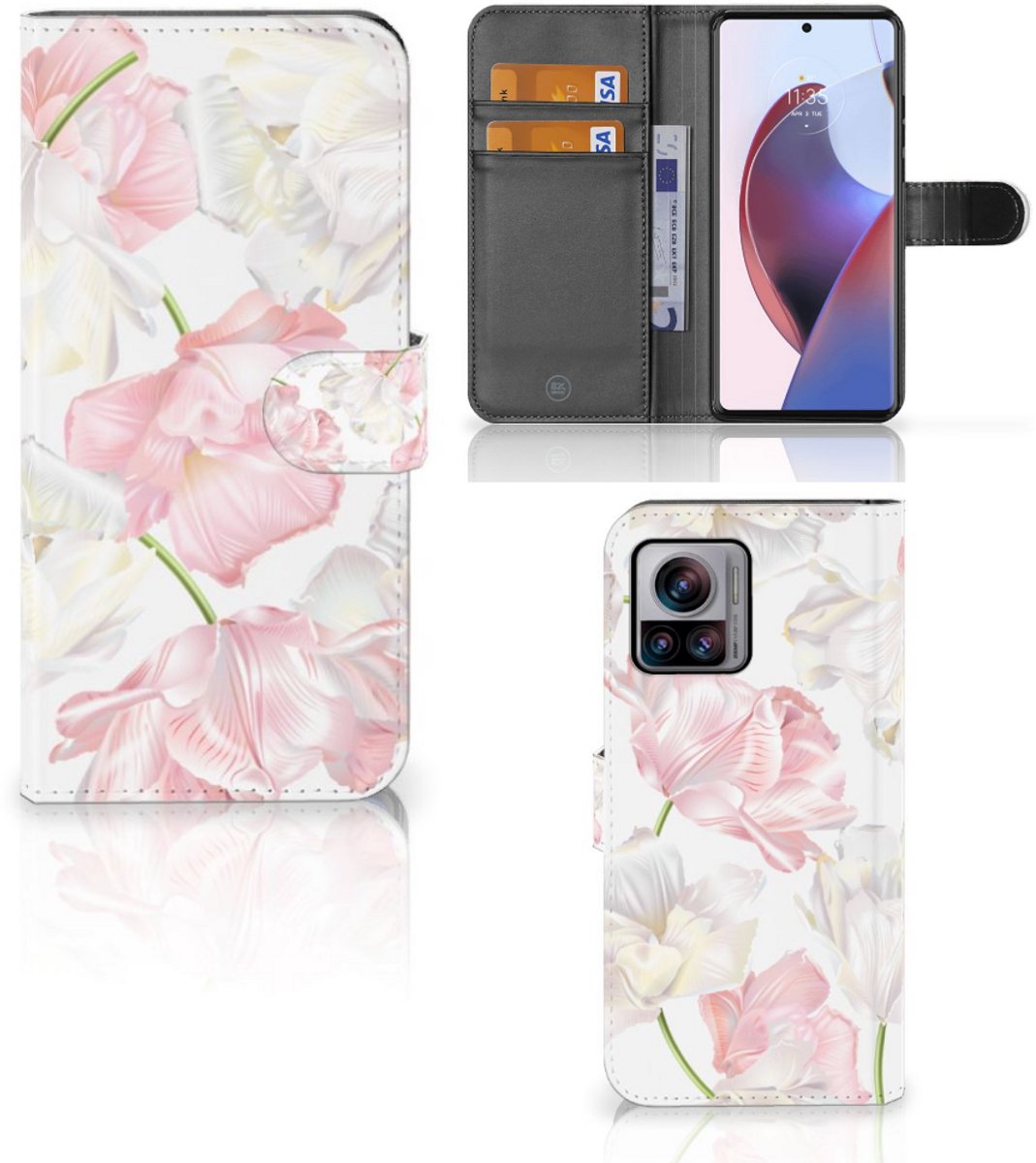Motorola Edge 30 Ultra Hoesje Lovely Flowers
