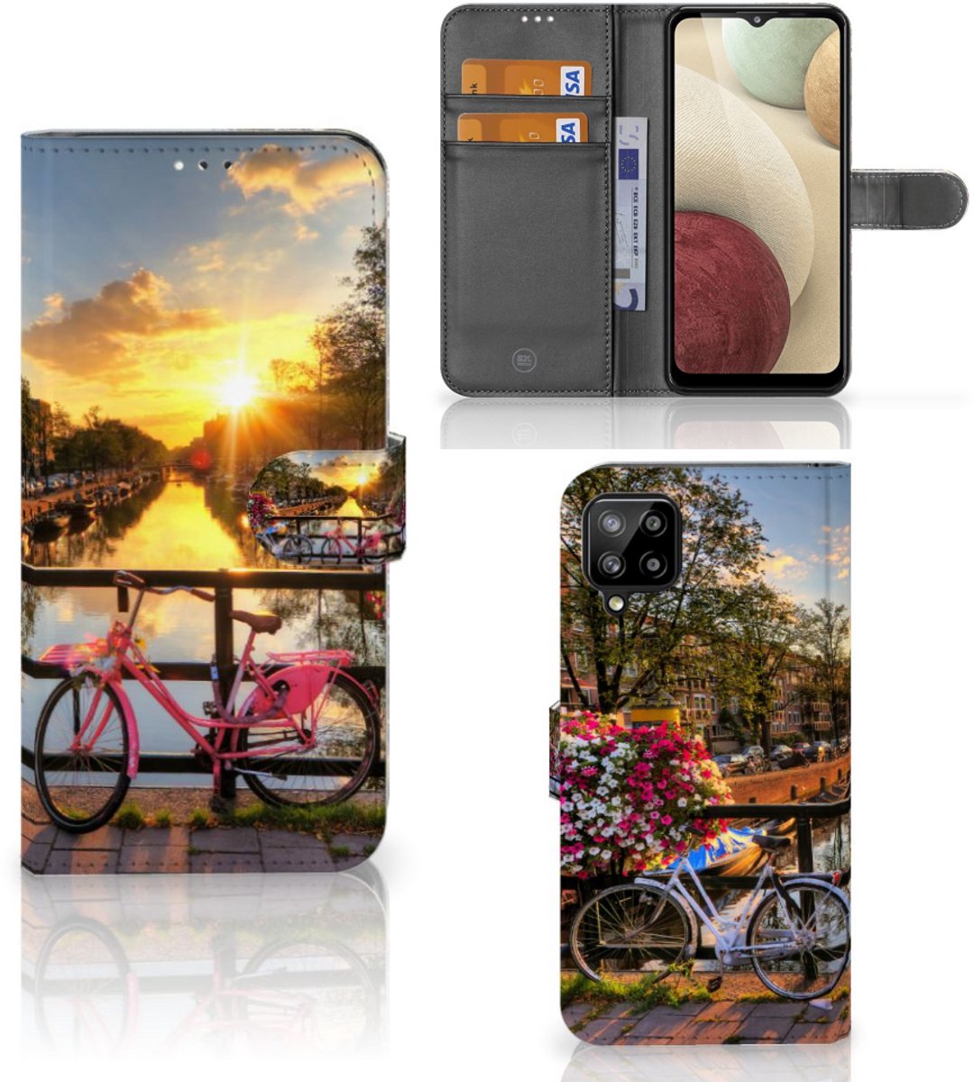 Samsung Galaxy A12 Flip Cover Amsterdamse Grachten
