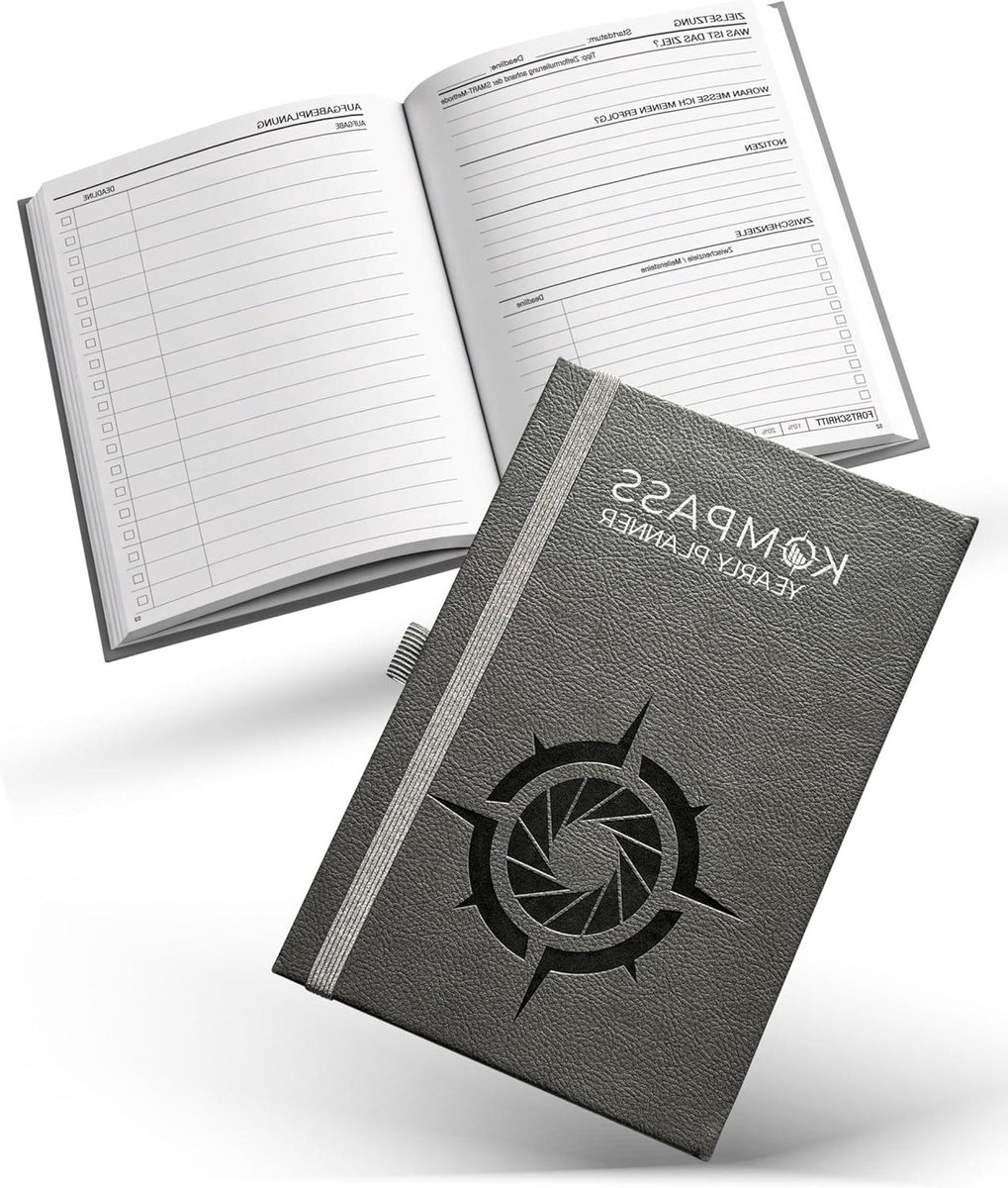 Journal Planner - Doelen Dagboek - Doelstellingen Bereiken - Zelfreflectie Mindfulness - A5 Formaat - zwart