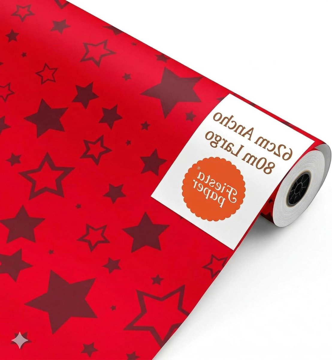 Cadeaupapier Rol - Verpakking Papier - Geschenken Inpakken - Extra Sterk Papier - 62 cm x 100 m - Rood