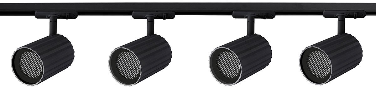 Light Prestige Tokio - Reflektor - 4 lichtbronnen - GU10 - Zwart