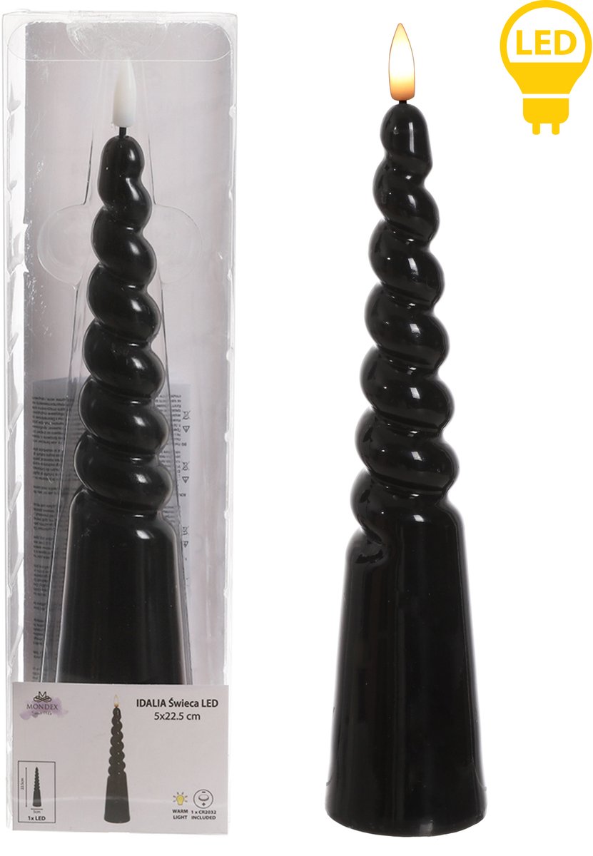 IDALIA LED Kaars - Stozeker - 5x25cm