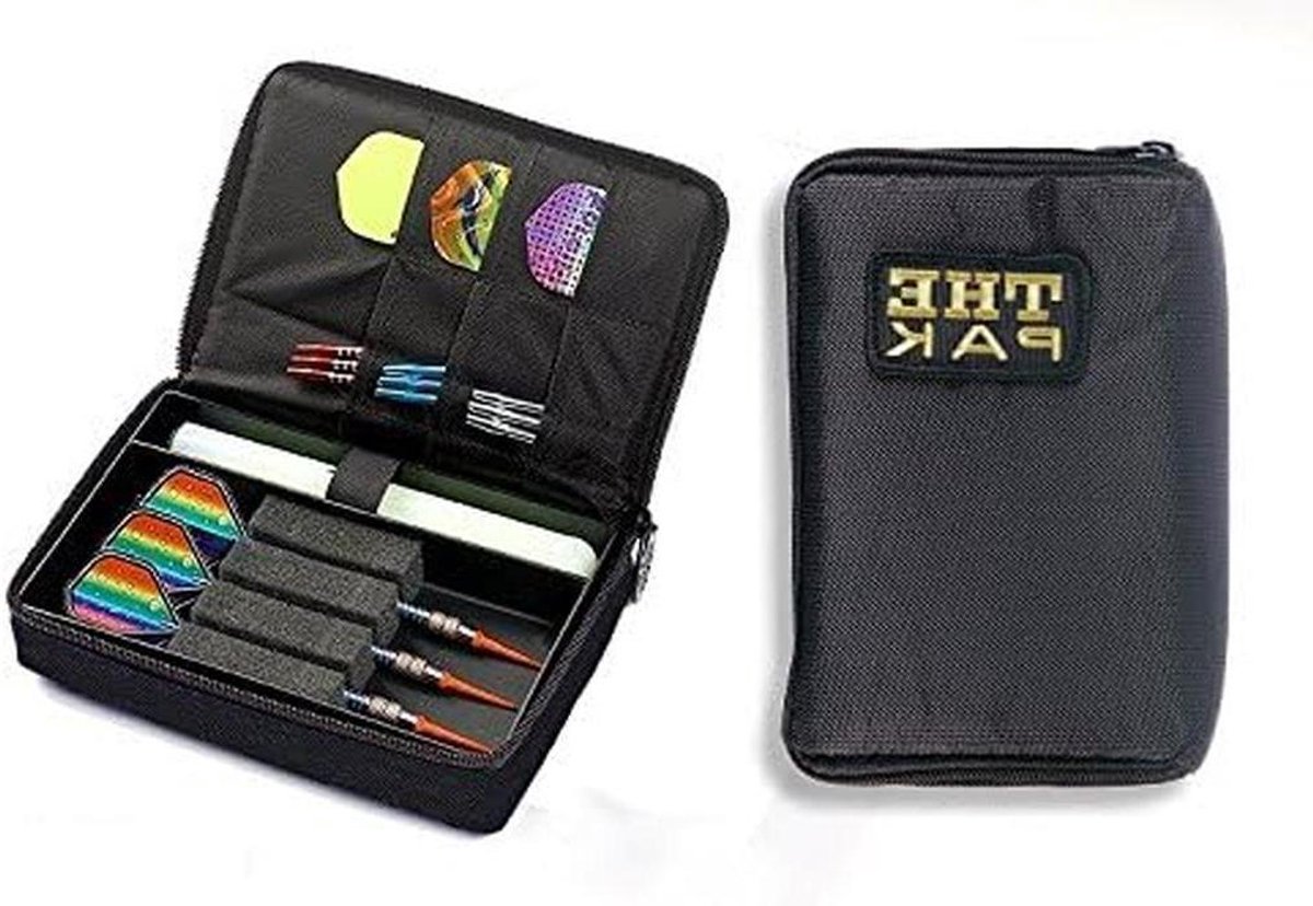Darttas - Dart Case - Dart Opbergen - 2 Complete Darts - 180mm x 125mm - Zwart