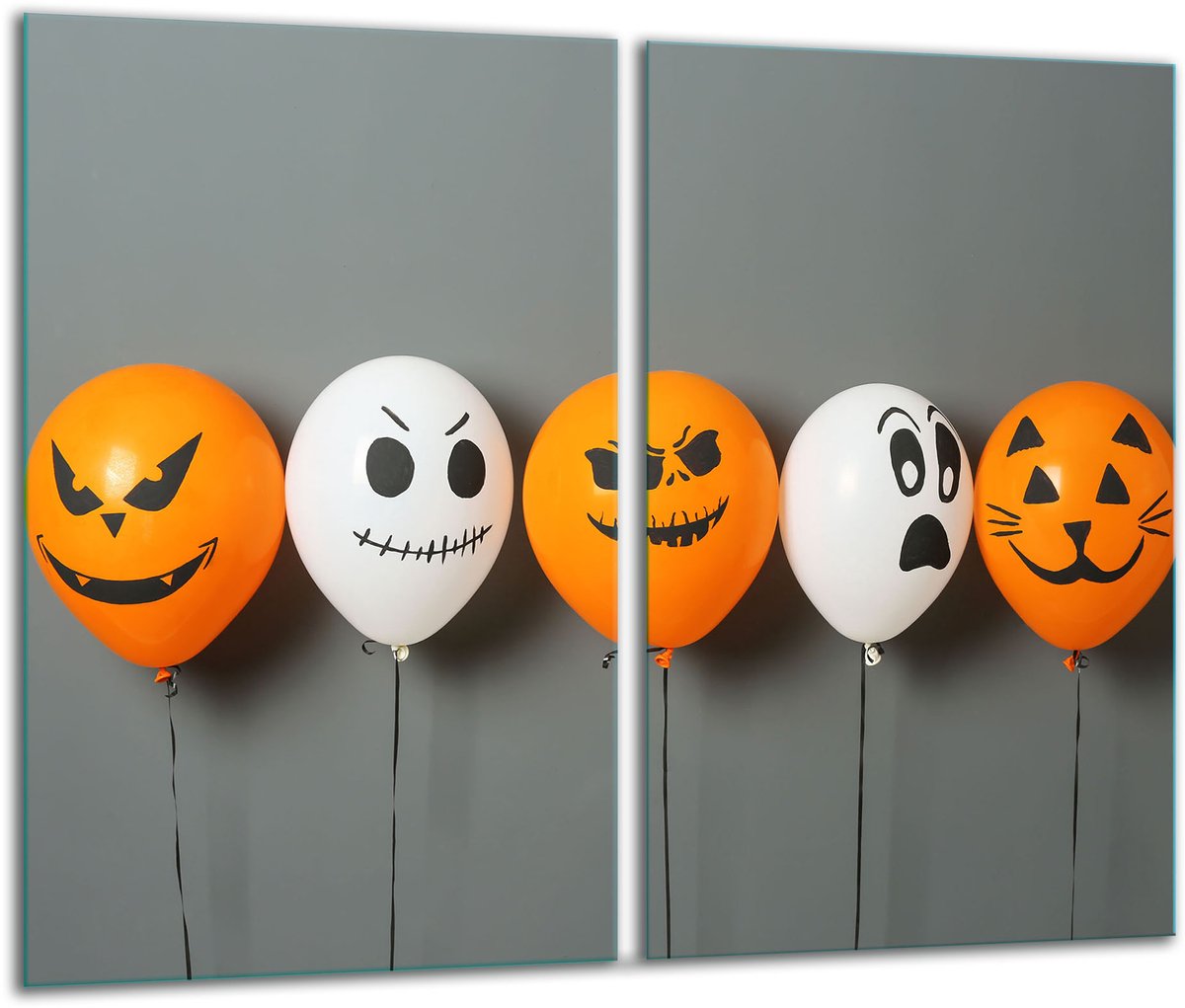 TMK ArtDeko - Snijplank - Halloween - Glas - 2x 30x52cm