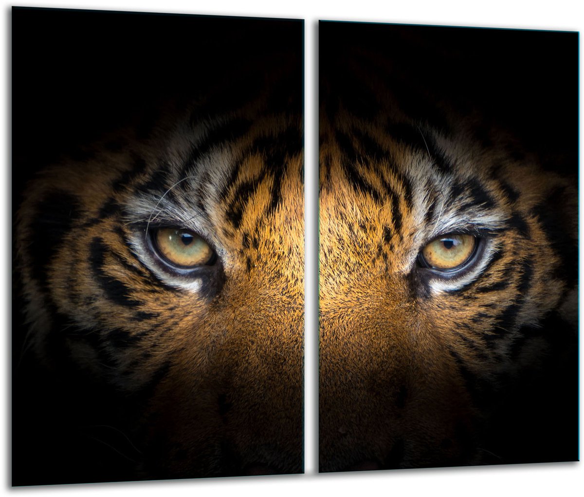 TMK ArtDeko - Snijplank - Glas - 2x 30x52 - Zwart